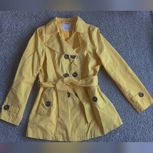 YMI Bright Yellow Belted Jacket